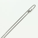 CHANEL COCO Mark Necklace metal Silver CC Auth 175104M-10