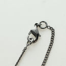 CHANEL COCO Mark Necklace metal Silver CC Auth 175104M-6