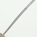 CHANEL COCO Mark Necklace metal Silver CC Auth 175104M-9