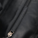 CHANEL Paris Biarritz Tote Bag Coated Canvas Black Silver CC Auth 175106A-19