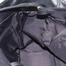 CHANEL Paris Biarritz Tote Bag Coated Canvas Black Silver CC Auth 175106A-21