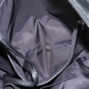 CHANEL Paris Biarritz Tote Bag Coated Canvas Black Silver CC Auth 175106A-24