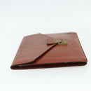 LOUIS VUITTON Epi Porte Documents Senatur Briefcase Brown M54453 LV Auth 175107-3