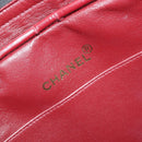 CHANEL Matelasse Shoulder Bag Lamb Skin Black Gold CC Auth 175111A-18