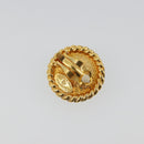 CHANEL Earring metal Gold Tone CC Auth 175112-3
