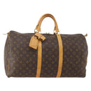 LOUIS VUITTON Monogram Keepall 50 Boston Bag M41426 LV Auth 175114A-1