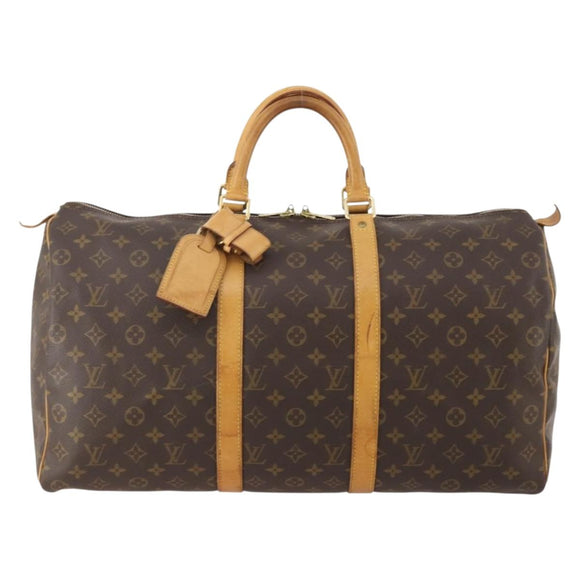 LOUIS VUITTON Monogram Keepall 50 Boston Bag M41426 LV Auth 175114A