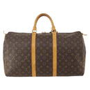 LOUIS VUITTON Monogram Keepall 50 Boston Bag M41426 LV Auth 175114A-2