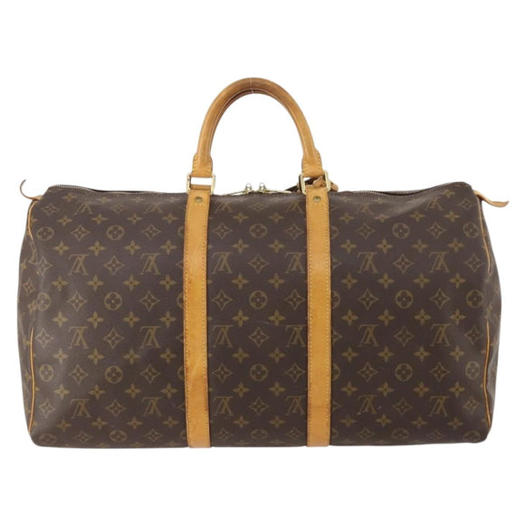 LOUIS VUITTON Monogram Keepall 50 Boston Bag M41426 LV Auth 175114A