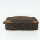 LOUIS VUITTON Monogram Compiegne 28 Clutch Bag M51845 LV Auth 175116-6