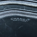 CHANEL Matelasse Reprint Tote Bag Caviar Skin Black Silver CC Auth 175126SAV-20