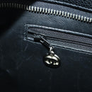 CHANEL Matelasse Reprint Tote Bag Caviar Skin Black Silver CC Auth 175126SAV-24