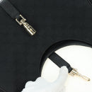 GUCCI GG Canvas Jackie Shoulder Bag Black Gold 124407 Auth 175128V-9