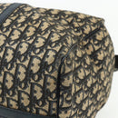 Christian Dior Trotter Canvas Hand Bag Navy Silver Auth 175133-15