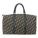 Christian Dior Trotter Canvas Hand Bag Navy Silver Auth 175133-13