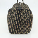 Christian Dior Trotter Canvas Hand Bag Navy Silver Auth 175133-4