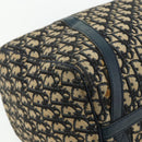 Christian Dior Trotter Canvas Hand Bag Navy Silver Auth 175134-16