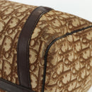 Christian Dior Trotter Canvas Hand Bag Gold Brown Auth 175135-12
