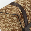 Christian Dior Trotter Canvas Hand Bag Gold Brown Auth 175135-13