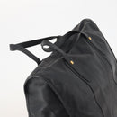 LOEWE Anagram Boston Bag Leather Black Gold Auth 175136-6