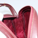CARTIER Must Line Shoulder Bag Leather Bordeaux Gold Auth 175142A-18