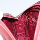 CARTIER Must Line Shoulder Bag Leather Bordeaux Gold Auth 175142A-19