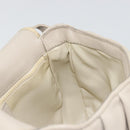 CELINE Shoulder Bag Leather Beige Gold Auth 175145A-19