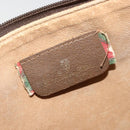 GUCCI GG Supreme Clutch Bag PVC Beige 89 01 029 Auth 175153-9