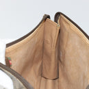 GUCCI GG Supreme Clutch Bag PVC Beige 89 01 029 Auth 175153-11