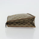 GUCCI GG Supreme Clutch Bag PVC Beige 89 01 029 Auth 175153-4