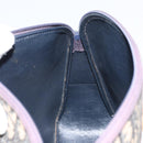 Christian Dior Trotter Canvas Shoulder Bag Navy Gold Auth 175156-18
