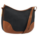 Salvatore Ferragamo Shoulder Bag Leather Black Gold Auth 175157-1