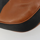 Salvatore Ferragamo Shoulder Bag Leather Black Gold Auth 175157-14
