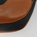 Salvatore Ferragamo Shoulder Bag Leather Black Gold Auth 175157-15