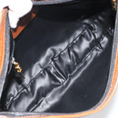 Salvatore Ferragamo Shoulder Bag Leather Black Gold Auth 175157-11