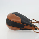 Salvatore Ferragamo Shoulder Bag Leather Black Gold Auth 175157-3