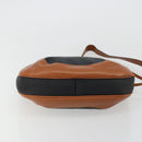 Salvatore Ferragamo Shoulder Bag Leather Black Gold Auth 175157-5