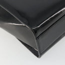 GUCCI Tote Bag Patent Leather Black Auth 175158-16