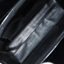 GUCCI Tote Bag Patent Leather Black Auth 175158-11
