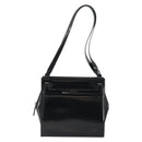 GUCCI Tote Bag Patent Leather Black Auth 175158-13