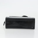 GUCCI Tote Bag Patent Leather Black Auth 175158-5