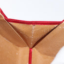 LOEWE Shoulder Bag Satin Red Gold Auth 175159A-19
