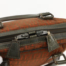 FENDI Zucchino Canvas Hand Bag Brown Auth 175160-10