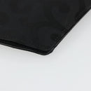 SAINT LAURENT Shoulder Bag Nylon Black Gold Auth 175161-16
