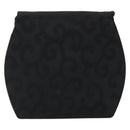 SAINT LAURENT Shoulder Bag Nylon Black Gold Auth 175161-2