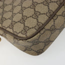 GUCCI GG Supreme Shoulder Bag PVC Beige Gold 97 02 068 Auth 175170-11