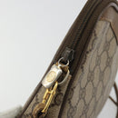GUCCI GG Supreme Shoulder Bag PVC Beige Gold 97 02 068 Auth 175170-15