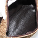 Christian Dior Trotter Canvas Hand Bag Gold Brown Auth 175171-12