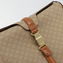CELINE Macadam Canvas Shoulder Bag PVC Beige Gold Auth 175173-9