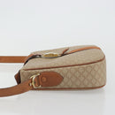 CELINE Macadam Canvas Shoulder Bag PVC Beige Gold Auth 175173-4